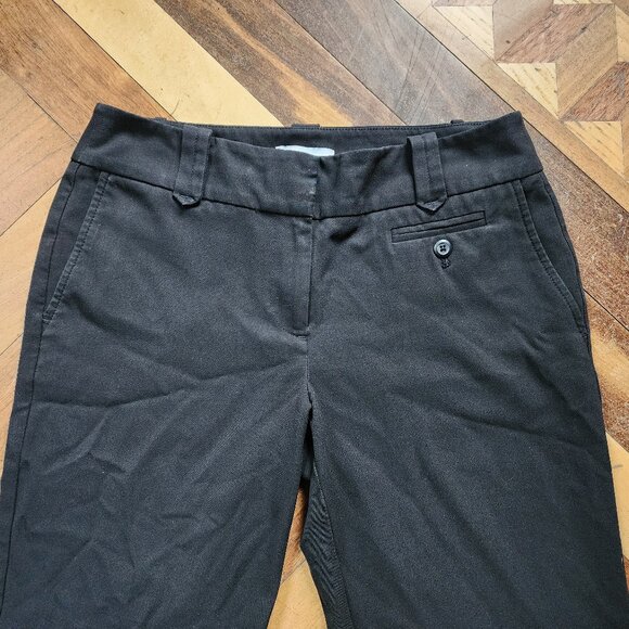 LOFT Low Rise Black Boot Cut Pants Size 4 - Picture 6 of 12